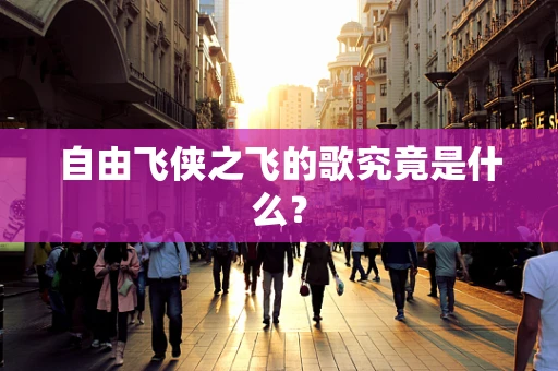 自由飞侠之飞的歌究竟是什么？