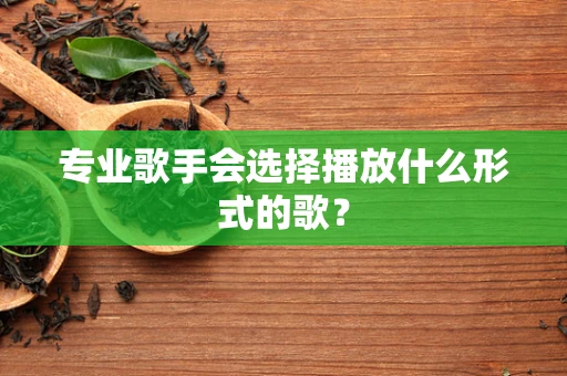 专业歌手会选择播放什么形式的歌？