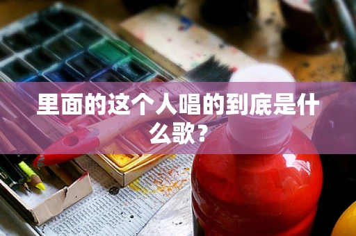 里面的这个人唱的到底是什么歌？