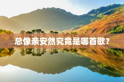总像亲安然究竟是哪首歌？