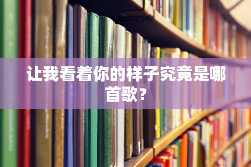 让我看着你的样子究竟是哪首歌？