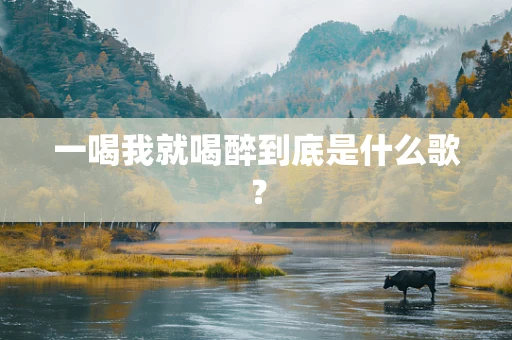一喝我就喝醉到底是什么歌？