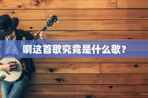 啊这首歌究竟是什么歌？