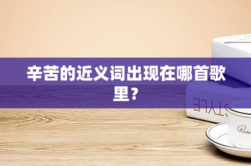 辛苦的近义词出现在哪首歌里？