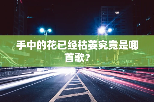 手中的花已经枯萎究竟是哪首歌？