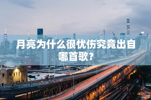 月亮为什么很忧伤究竟出自哪首歌？