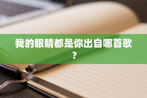 我的眼睛都是你出自哪首歌？