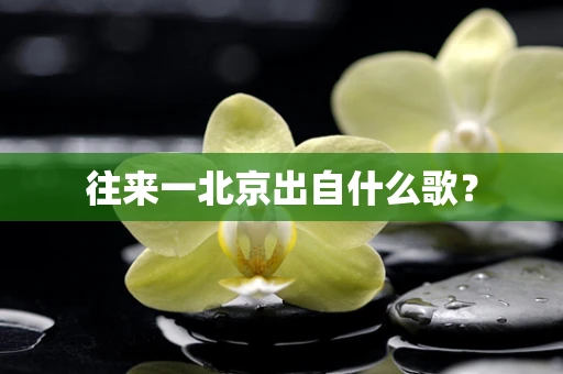 往来一北京出自什么歌？