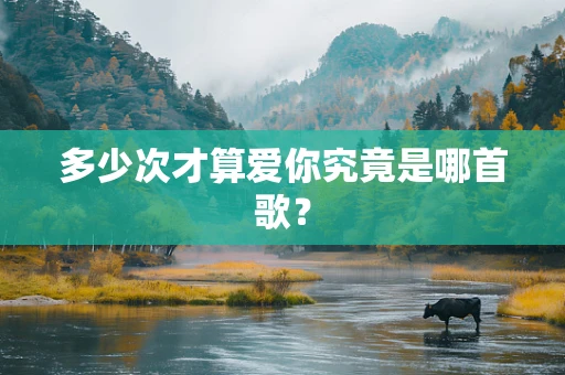 多少次才算爱你究竟是哪首歌？