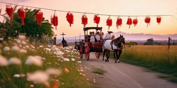 农村迎亲路上配什么歌合适呢？