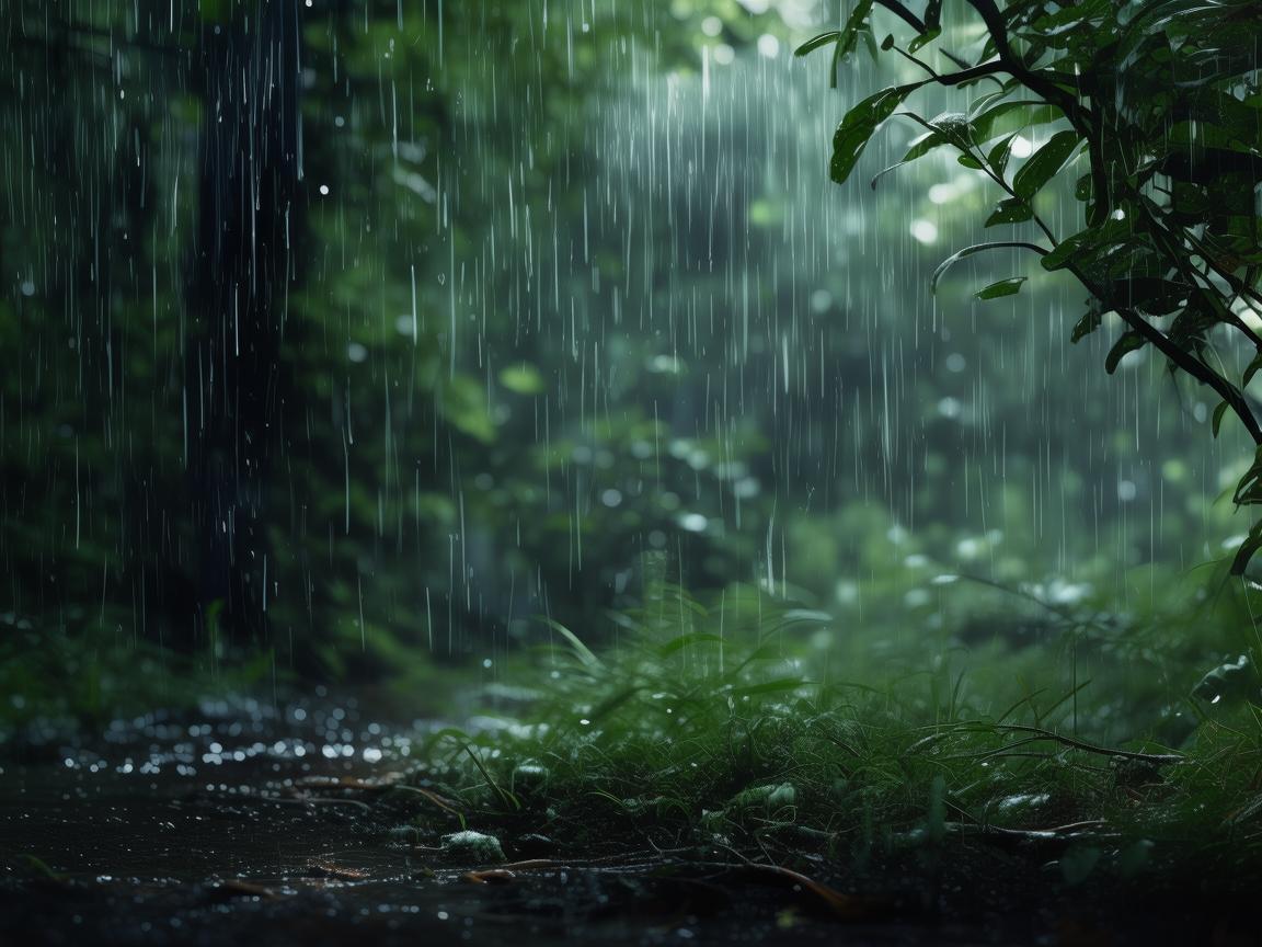 雨哗哗啦啦落下是哪首歌？