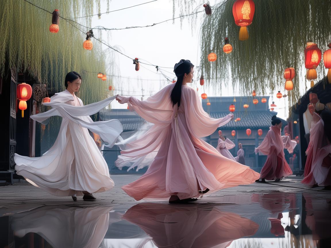 江南情穿汉服跳舞该配什么歌？